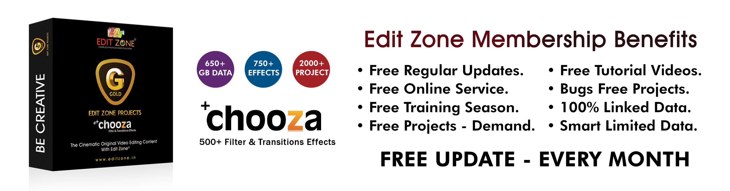 Edit Zone Gold Projects